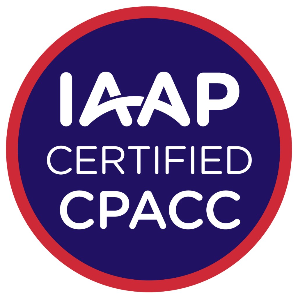 International Association of Accessibility Professionals, CPACC Certified Badge